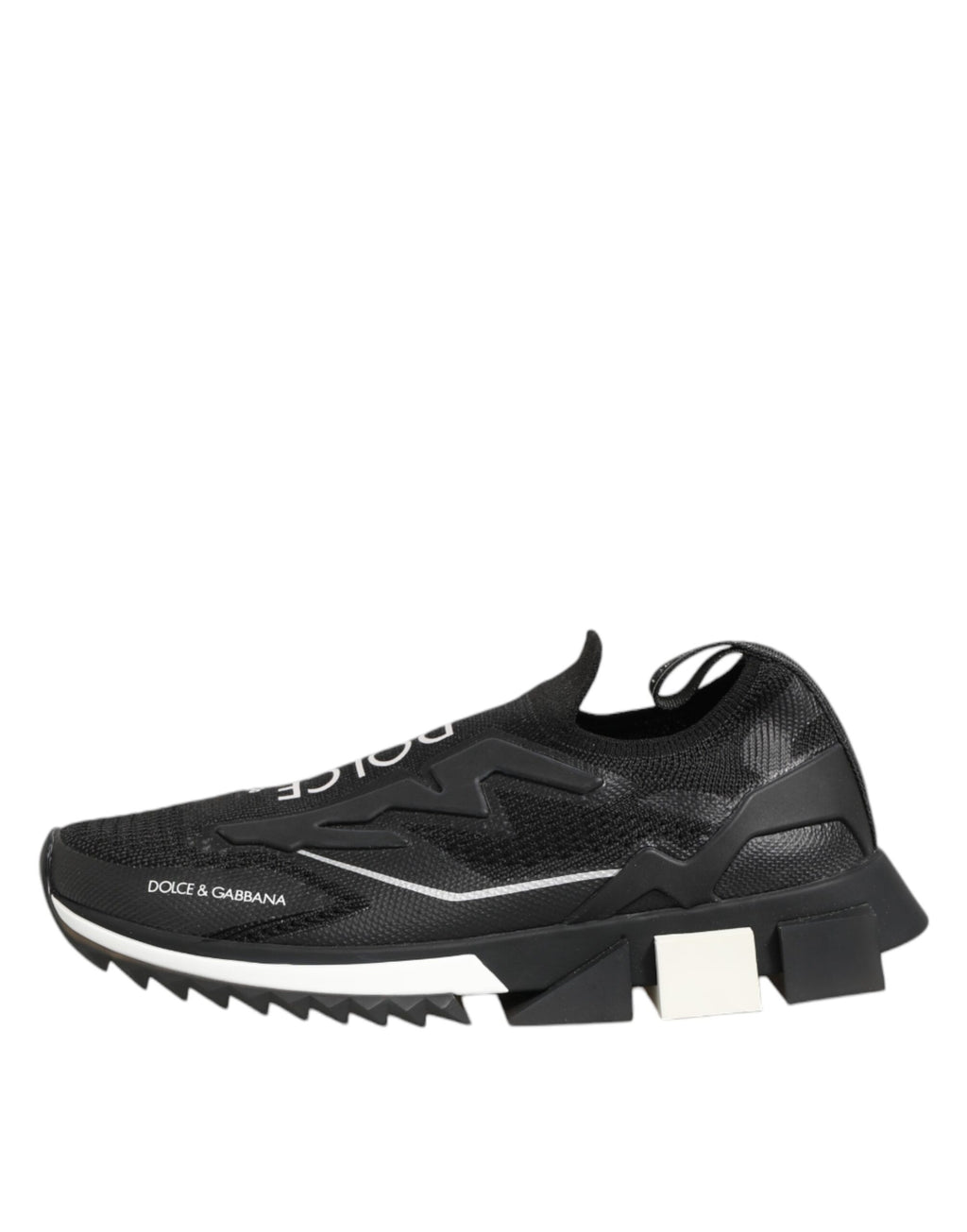 Dolce & Gabbana Black SORRENTO Sport Stretch Sneakers Shoes - Zeiniez