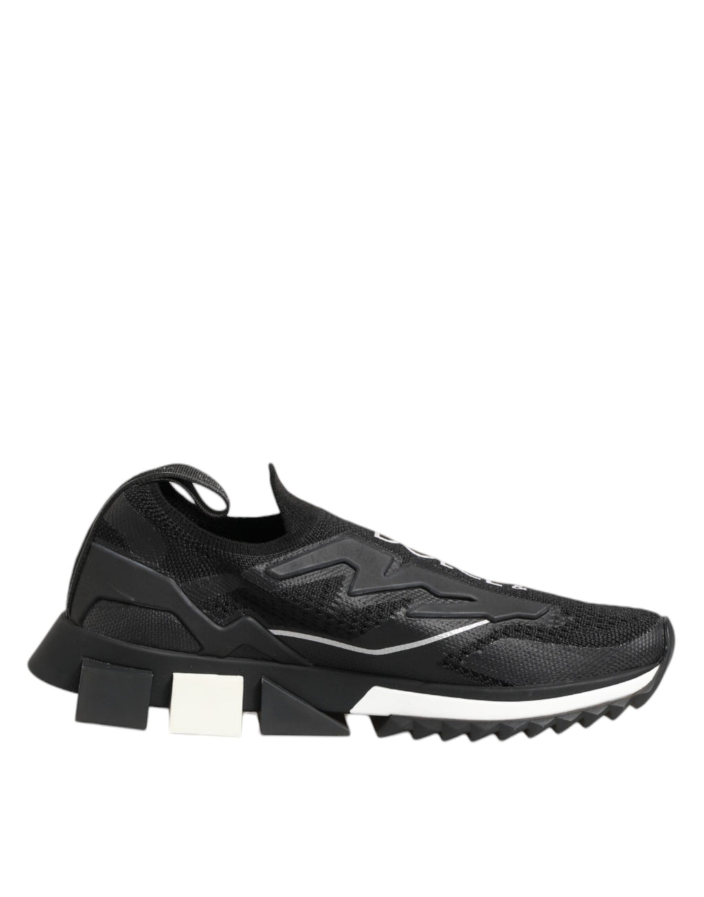 Dolce & Gabbana Black SORRENTO Sport Stretch Sneakers Shoes - Zeiniez