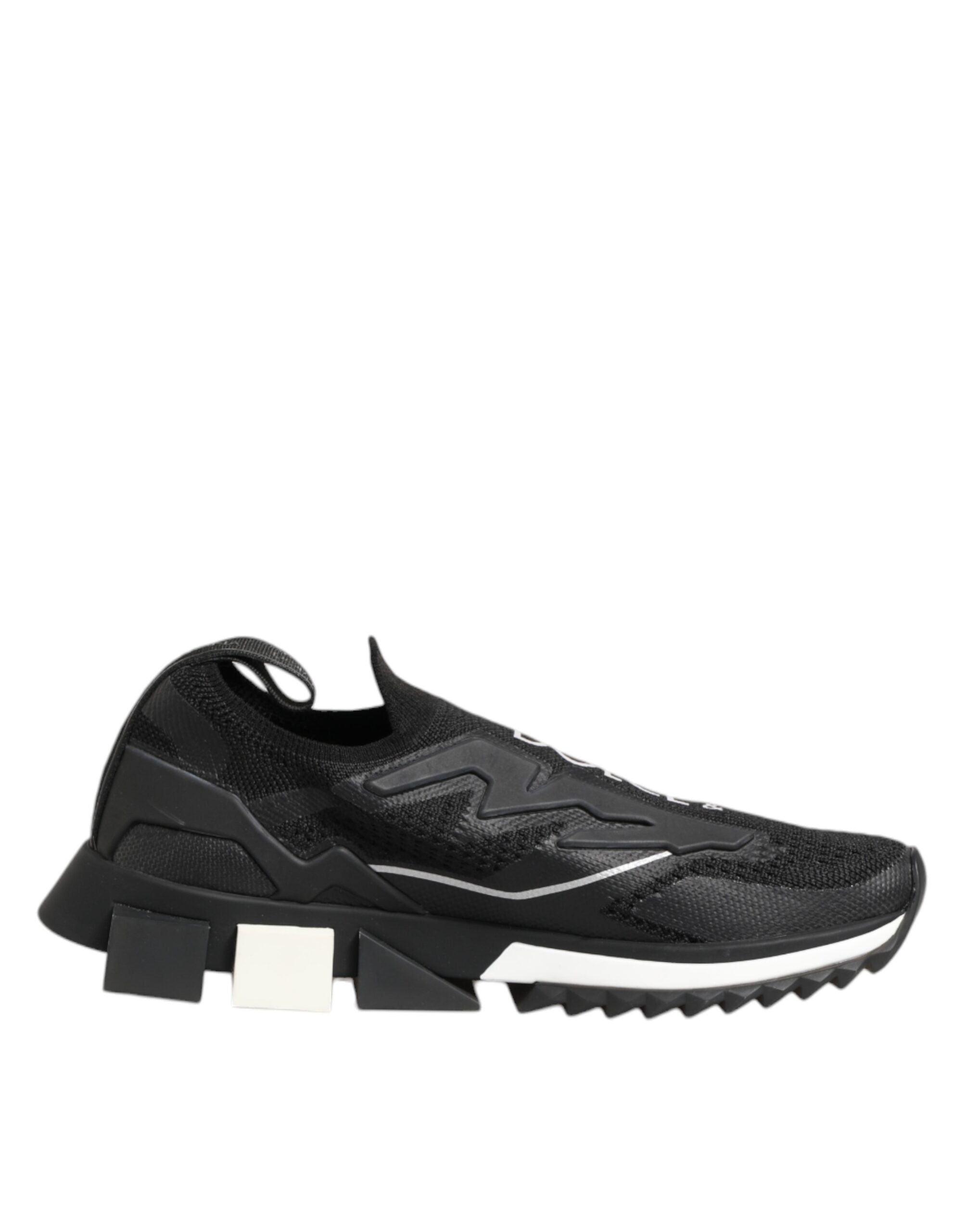 Dolce & Gabbana Black SORRENTO Sport Stretch Sneakers Shoes - Zeiniez