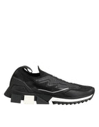 Dolce & Gabbana Black SORRENTO Sport Stretch Sneakers Shoes - Zeiniez