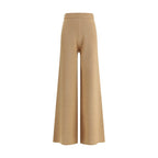 Max Mara Beige Wool Casual Pants
