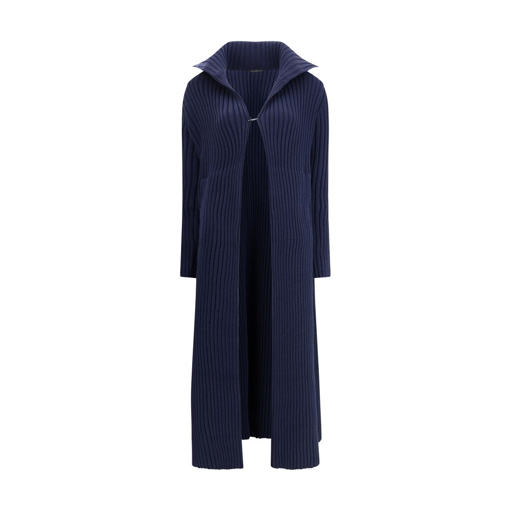 Balenciaga Blue Polyester Full-Length Jacket - Zeiniez