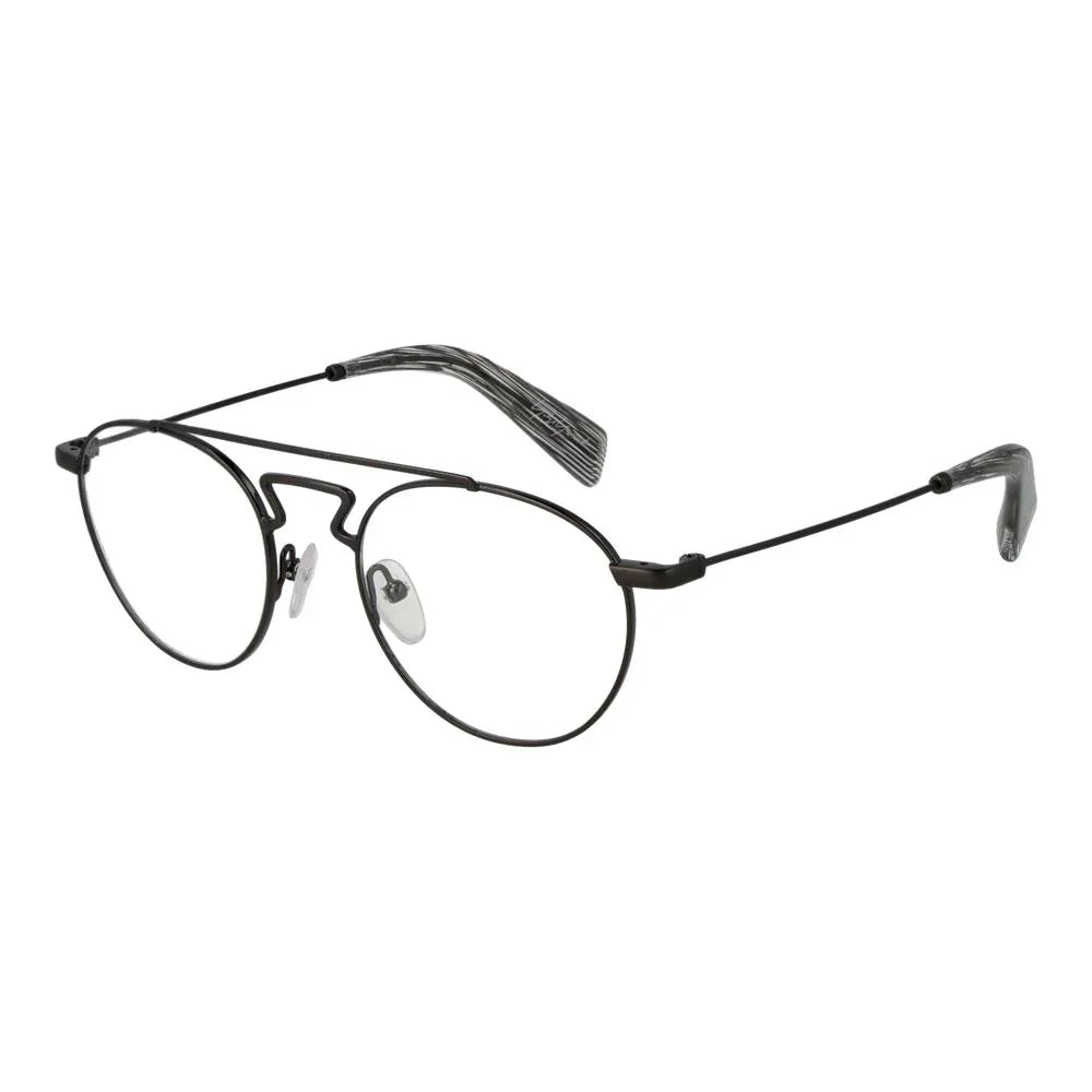 Yohji Yamamoto Black Metal Glasses (Frames) - Zeiniez