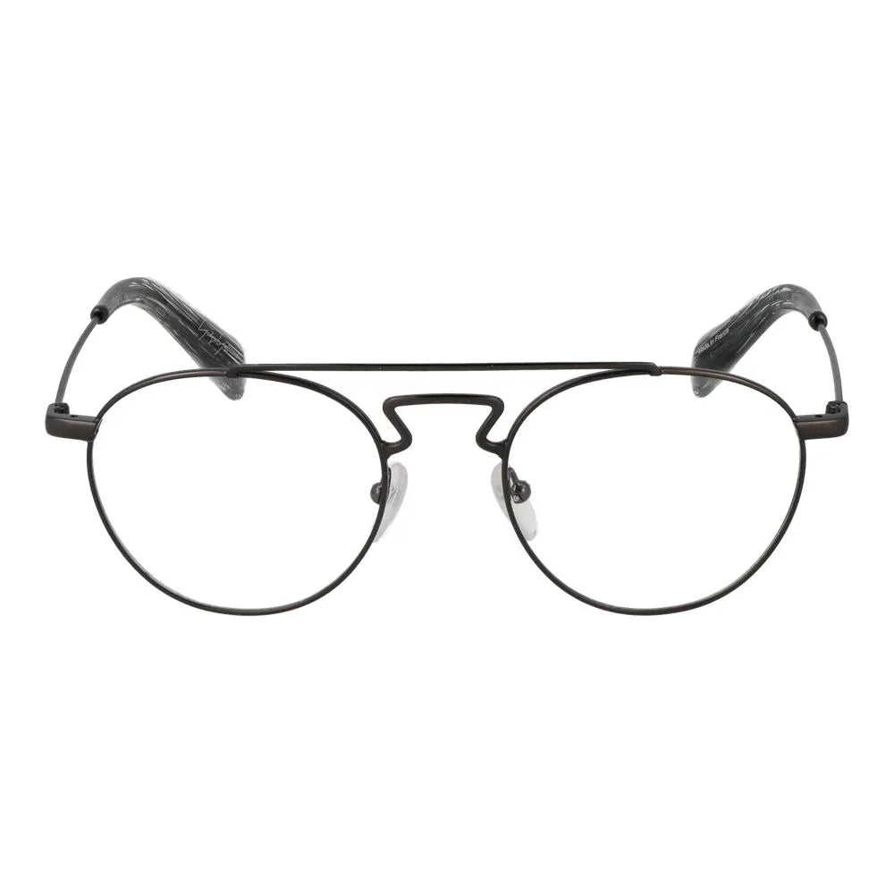 Yohji Yamamoto Black Metal Glasses (Frames) - Zeiniez