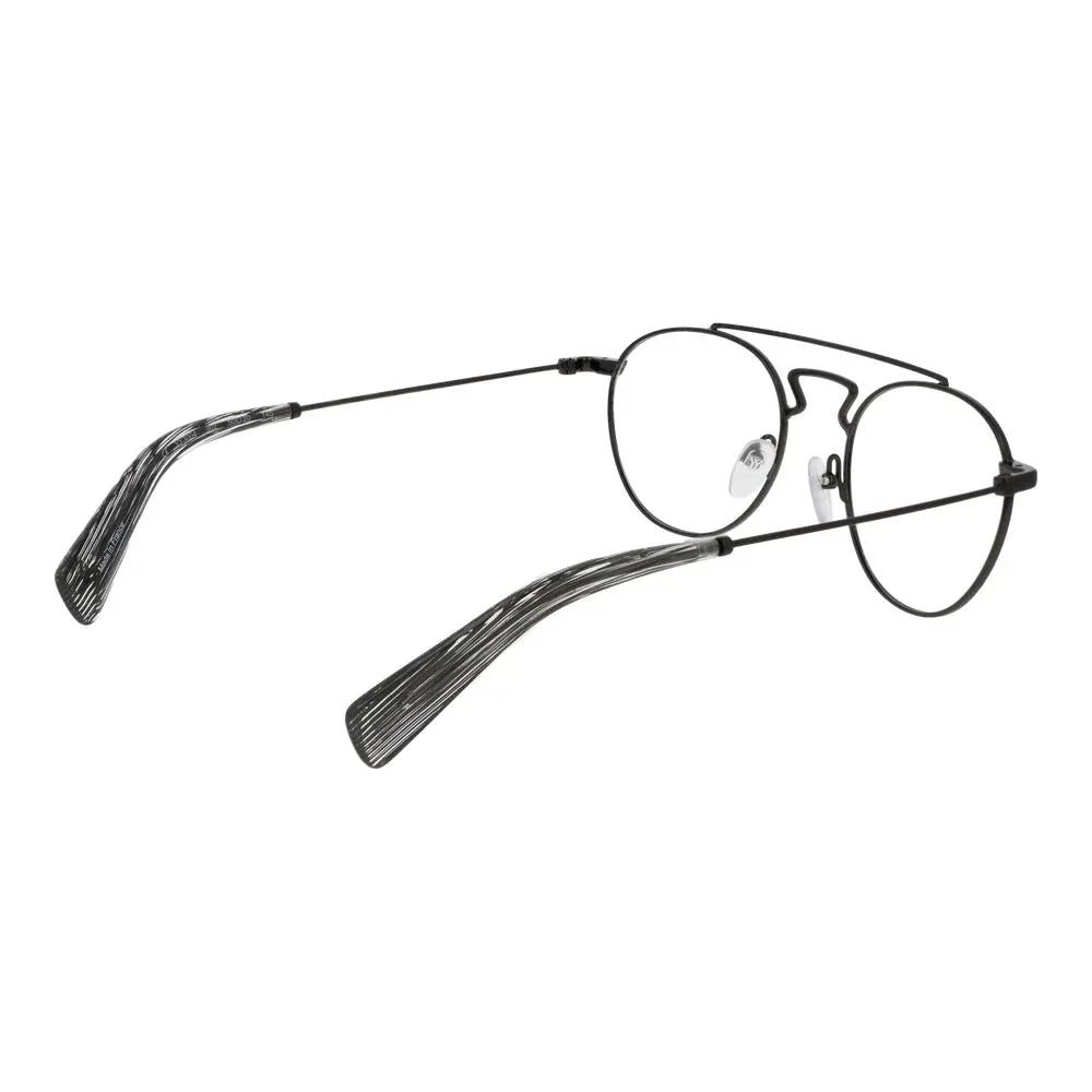Yohji Yamamoto Black Metal Glasses (Frames) - Zeiniez