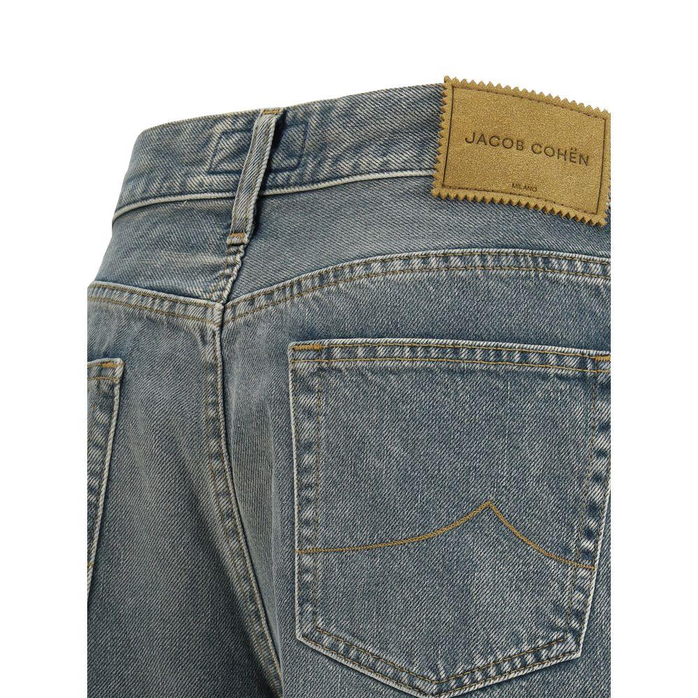 Jacob Cohen Blue Cotton Jeans Denim - Zeiniez
