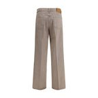 Jacob Cohen Brown Cotton Relaxed Fit Jeans
