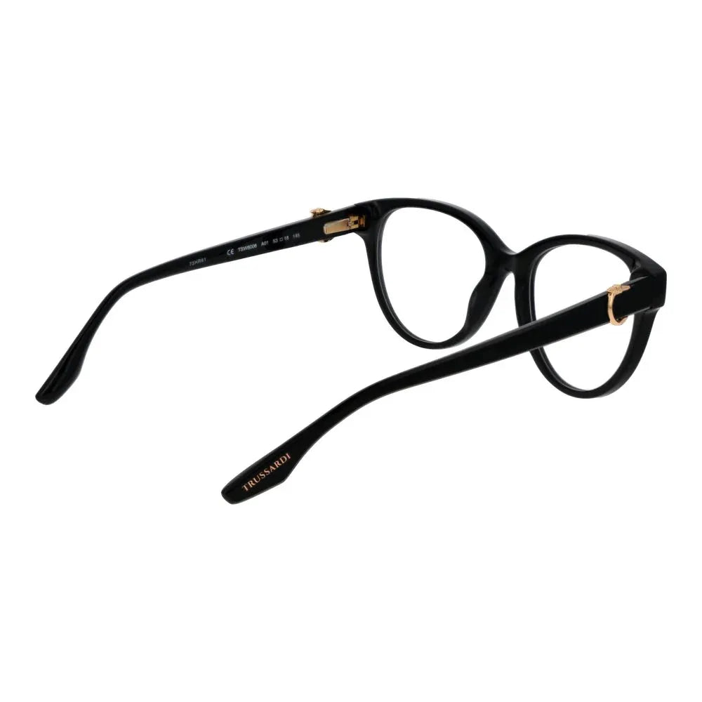 Trussardi Black Acetate Glasses (Frames) - Zeiniez