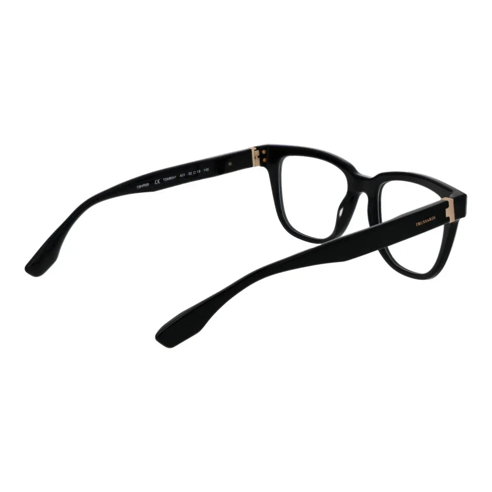 Trussardi Black Acetate Glasses (Frames) - Zeiniez