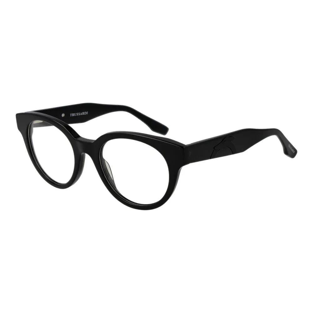 Trussardi Black Acetate Glasses (Frames) - Zeiniez