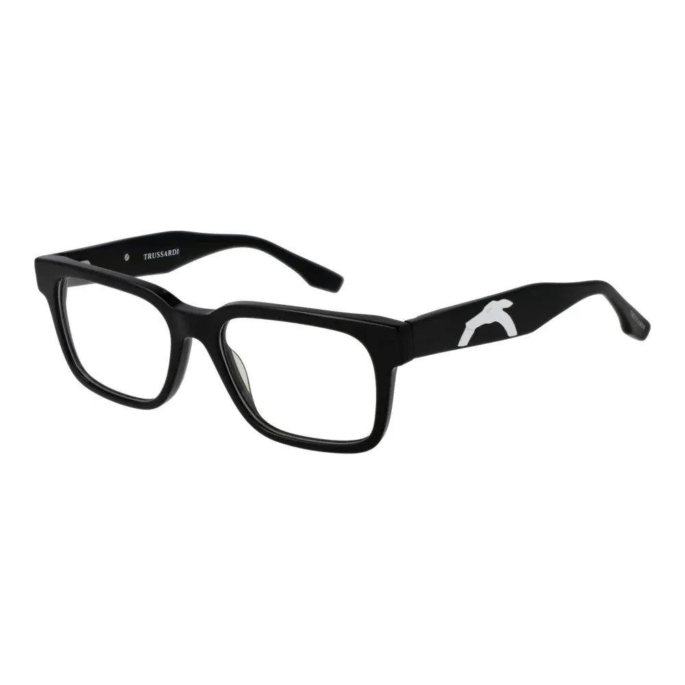 Trussardi Black Acetate Glasses (Frames) - Zeiniez