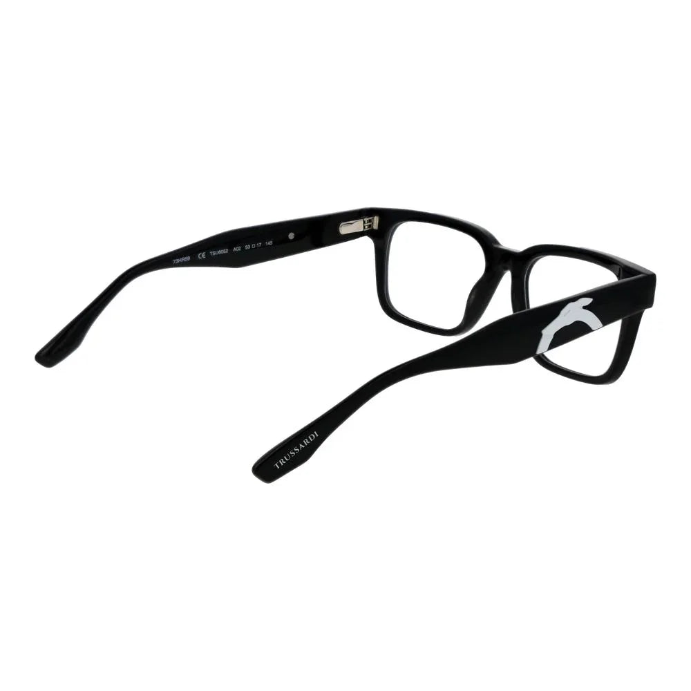 Trussardi Black Acetate Glasses (Frames) - Zeiniez
