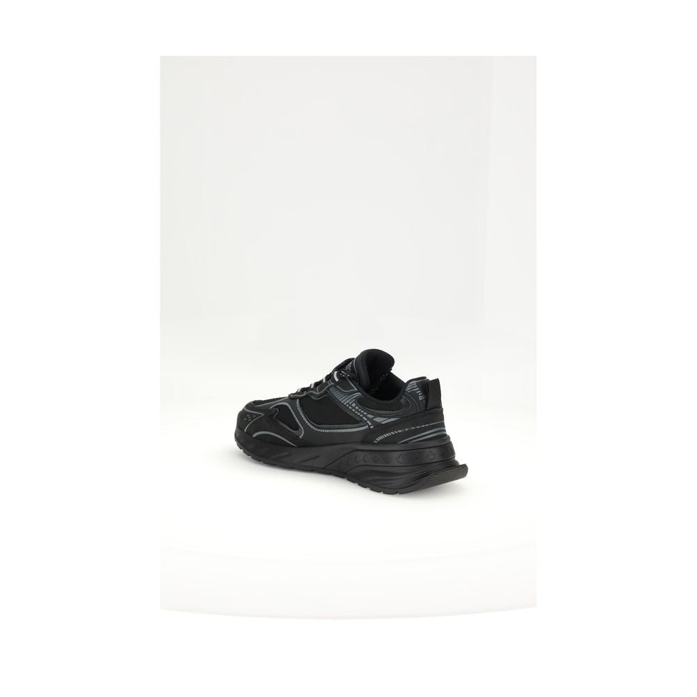 Dsquared² Black Calf Leather Bos Taurus Athletic Sneakers - Zeiniez
