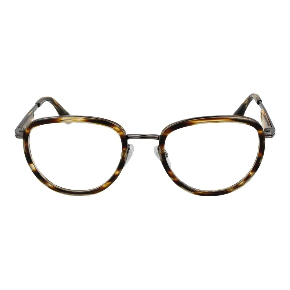 Trussardi Brown Metal & Plastic Glasses (Frames) - Zeiniez