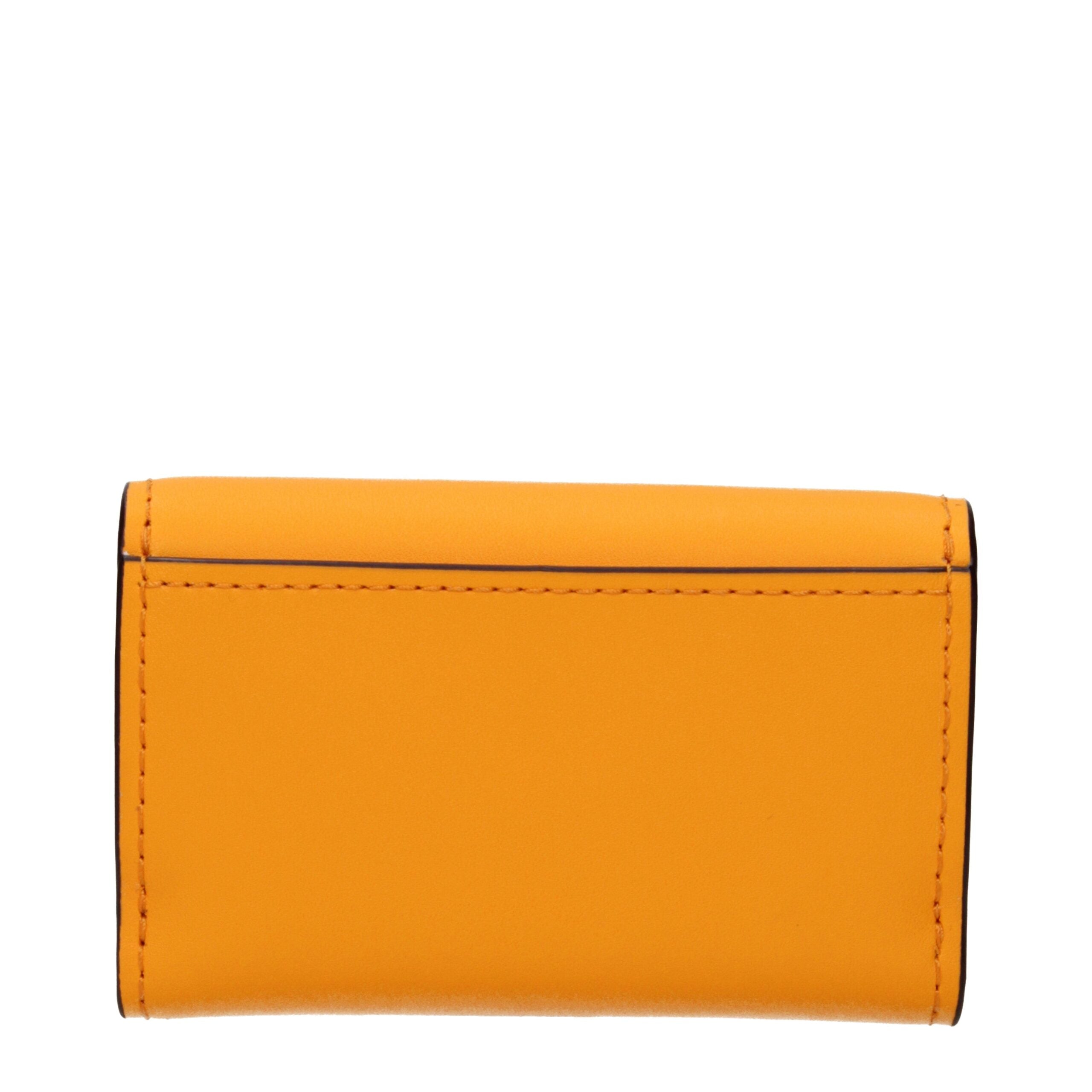 Michael Kors Orange Leather Wallet