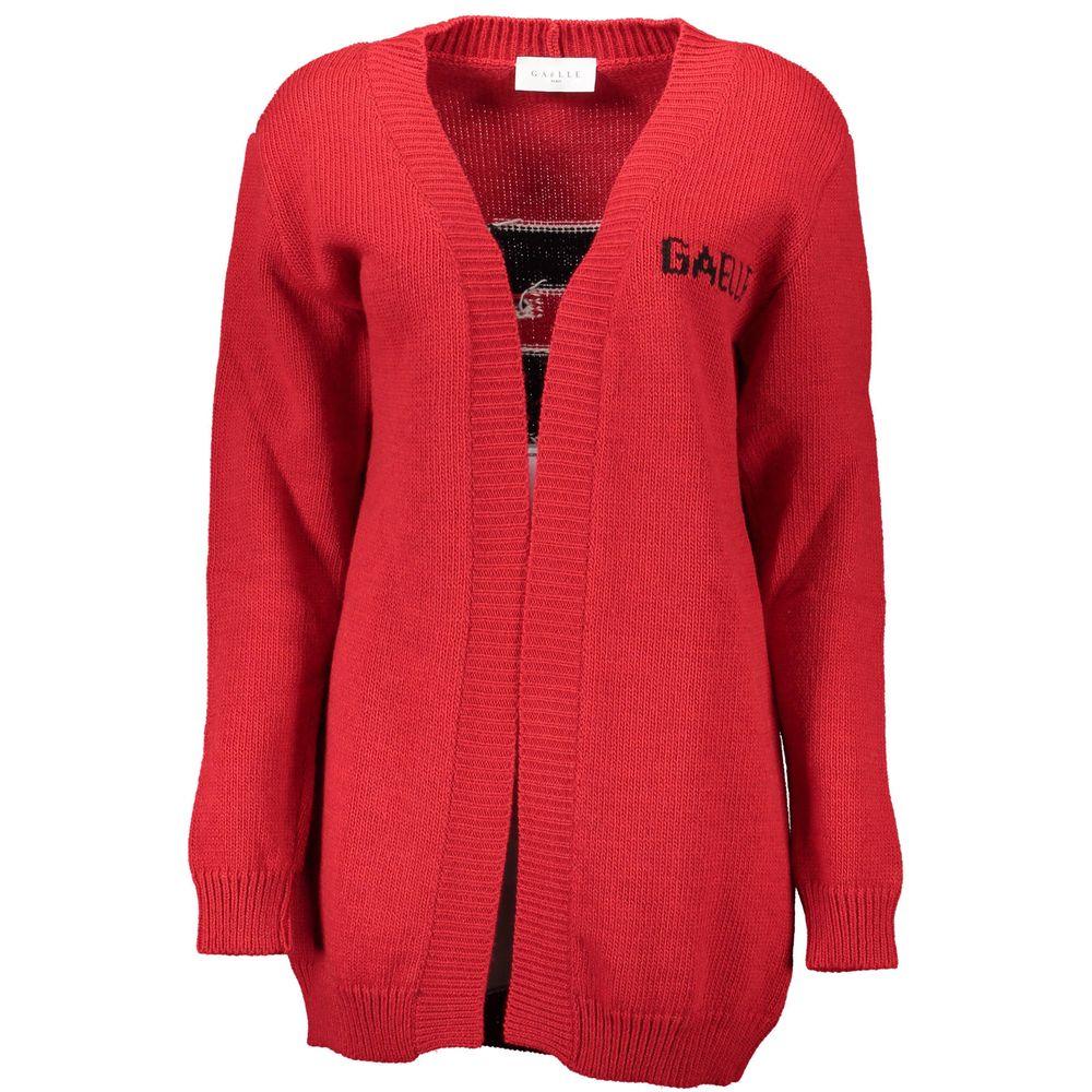 Gaelle Paris Red Acrylic Women Cardigan - Zeiniez
