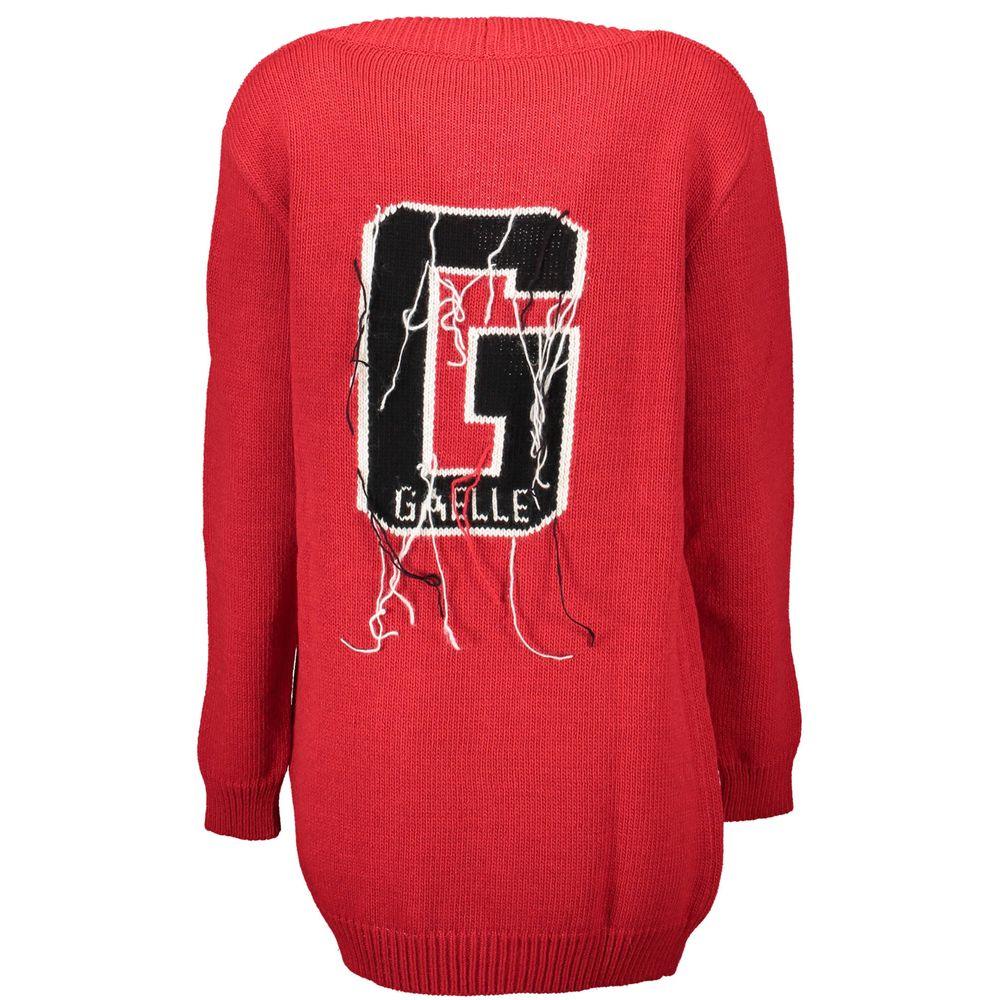 Gaelle Paris Red Acrylic Women Cardigan - Zeiniez