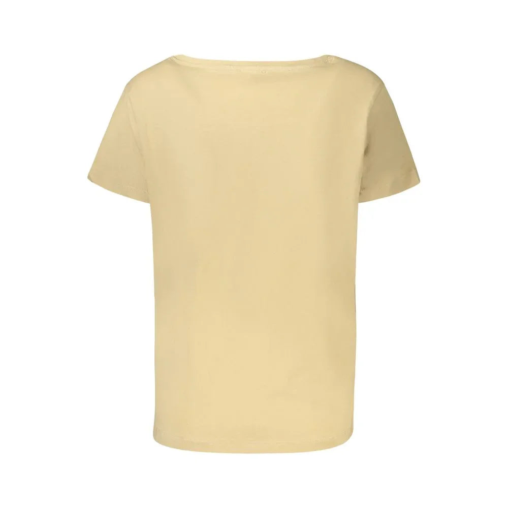 Freddy Beige Cotton Women T-Shirt - Zeiniez