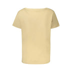 Freddy Beige Cotton Women T-Shirt - Zeiniez