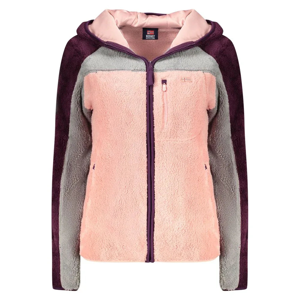 Norway 1963 Rosa Polyester Women Sweatshirt - Zeiniez