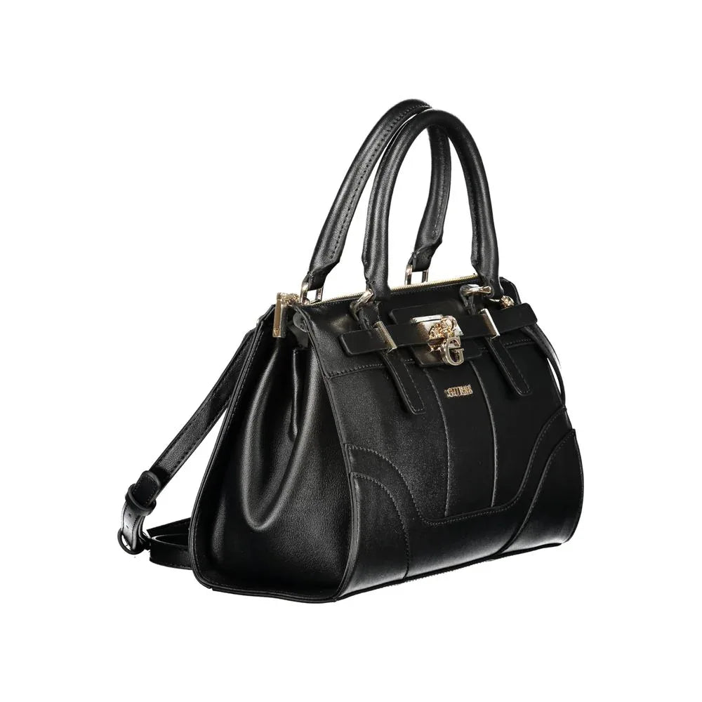Guess Jeans Black Polyurethane Women Handbag - Zeiniez