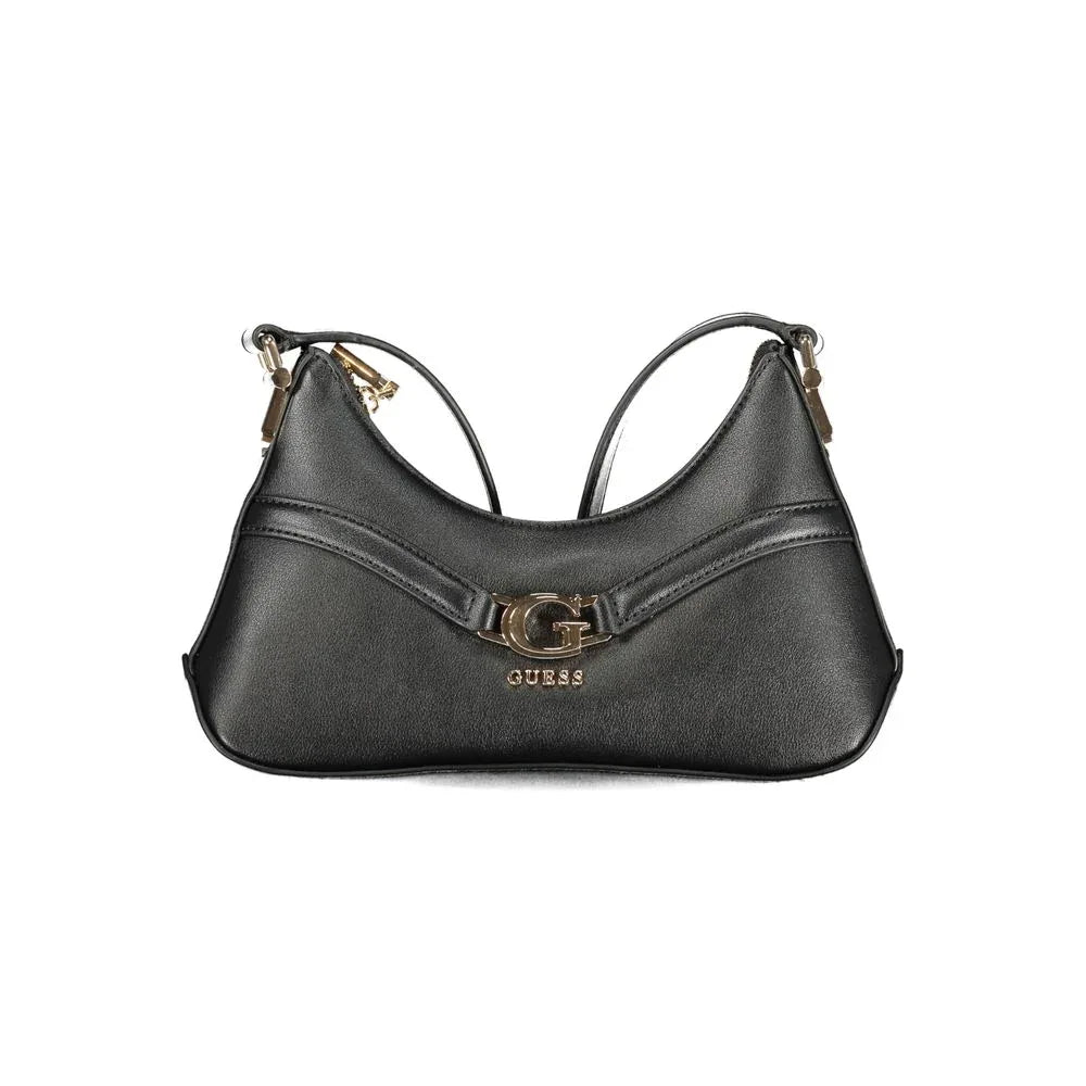 Guess Jeans Nero Poliuretano Women Shoulder Bag - Zeiniez