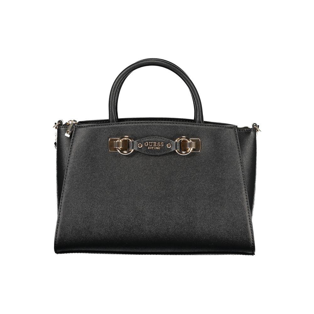 Guess Jeans Black Polyurethane Women Handbag - Zeiniez