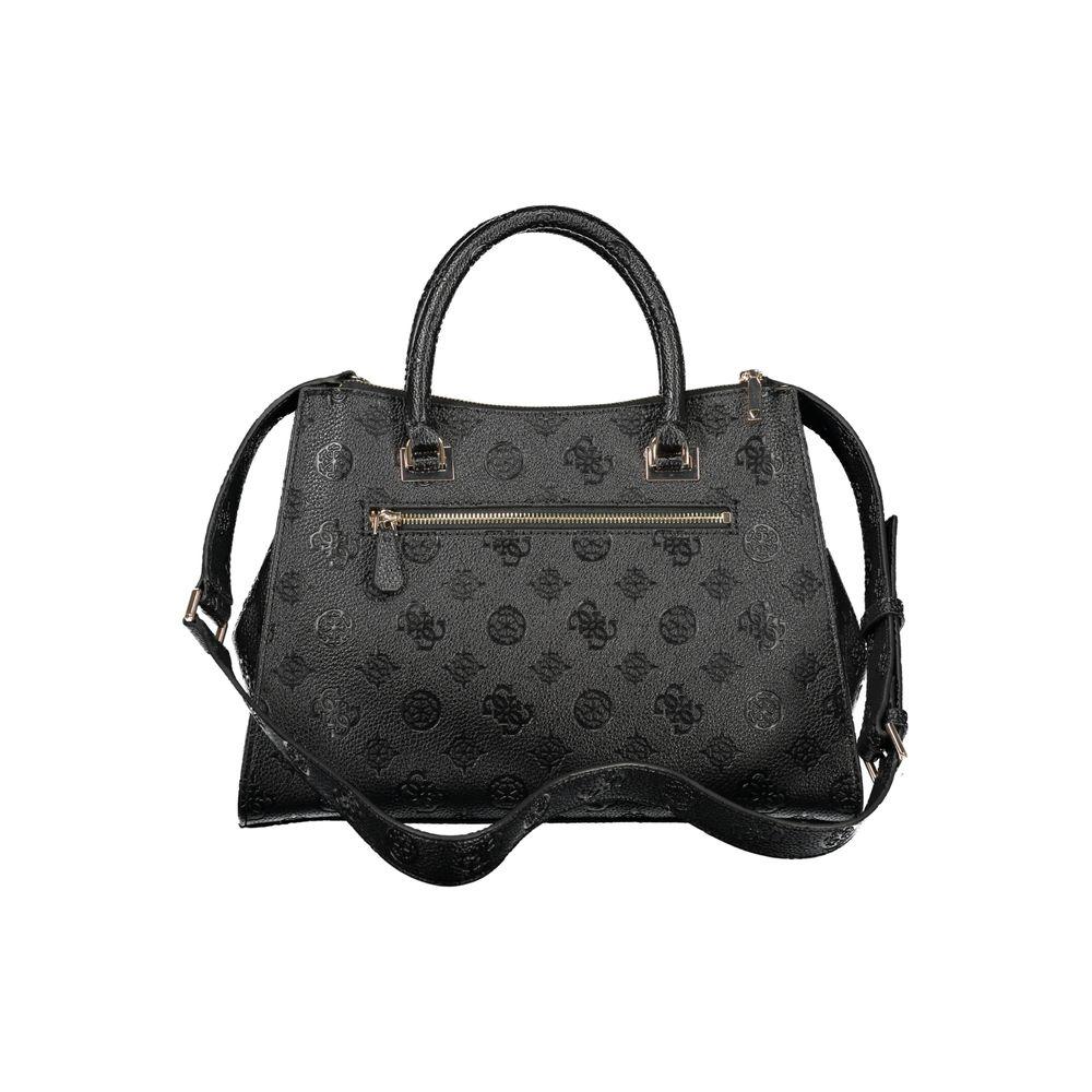 Guess Jeans Nero Poliuretano Woman Handbag - Zeiniez