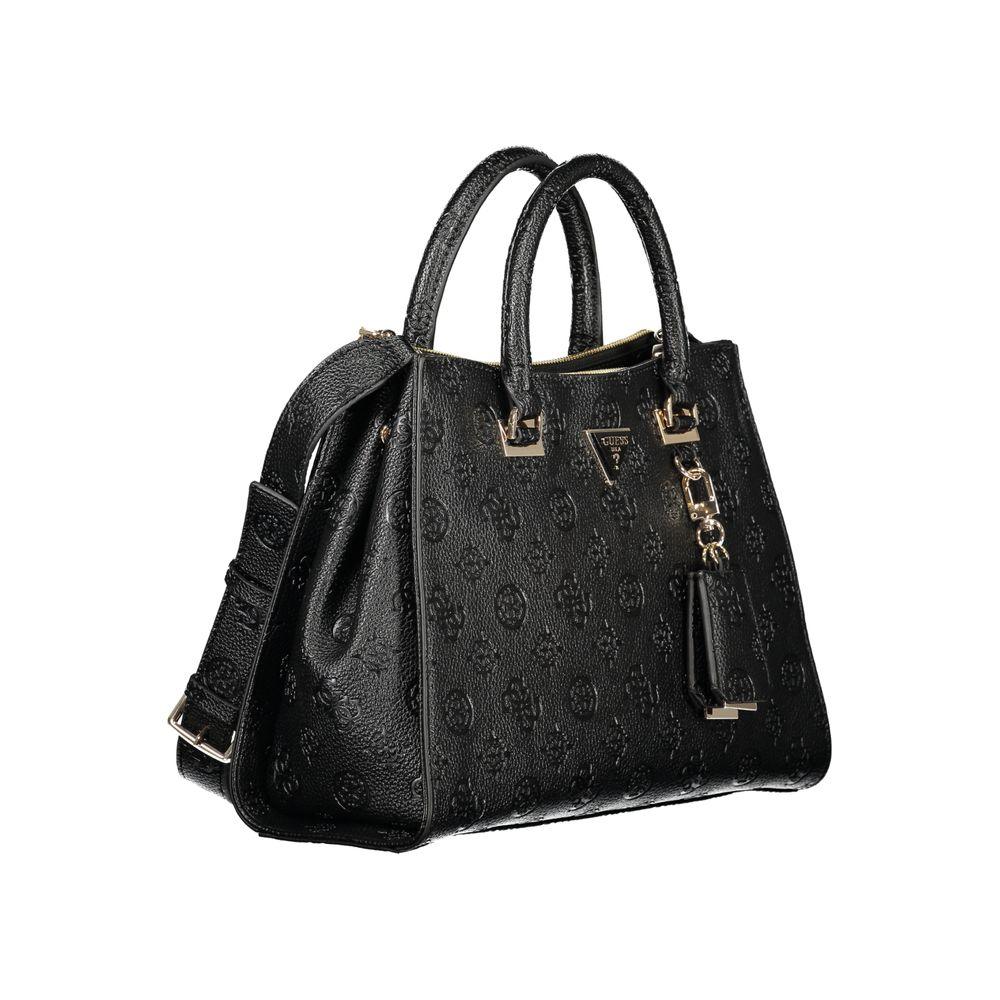 Guess Jeans Nero Poliuretano Woman Handbag - Zeiniez