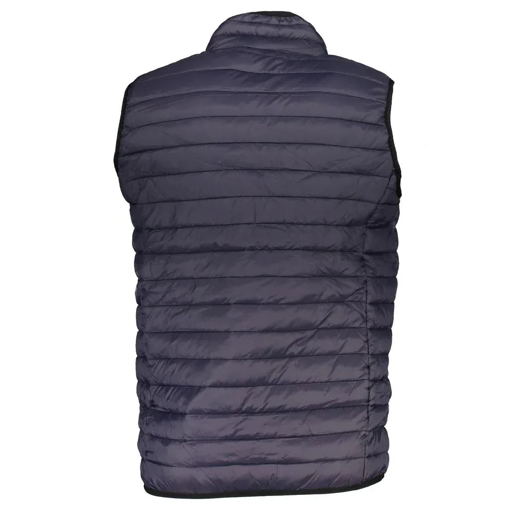 Gianmarco Venturi Blu Poliammide Men's Gilet - Zeiniez