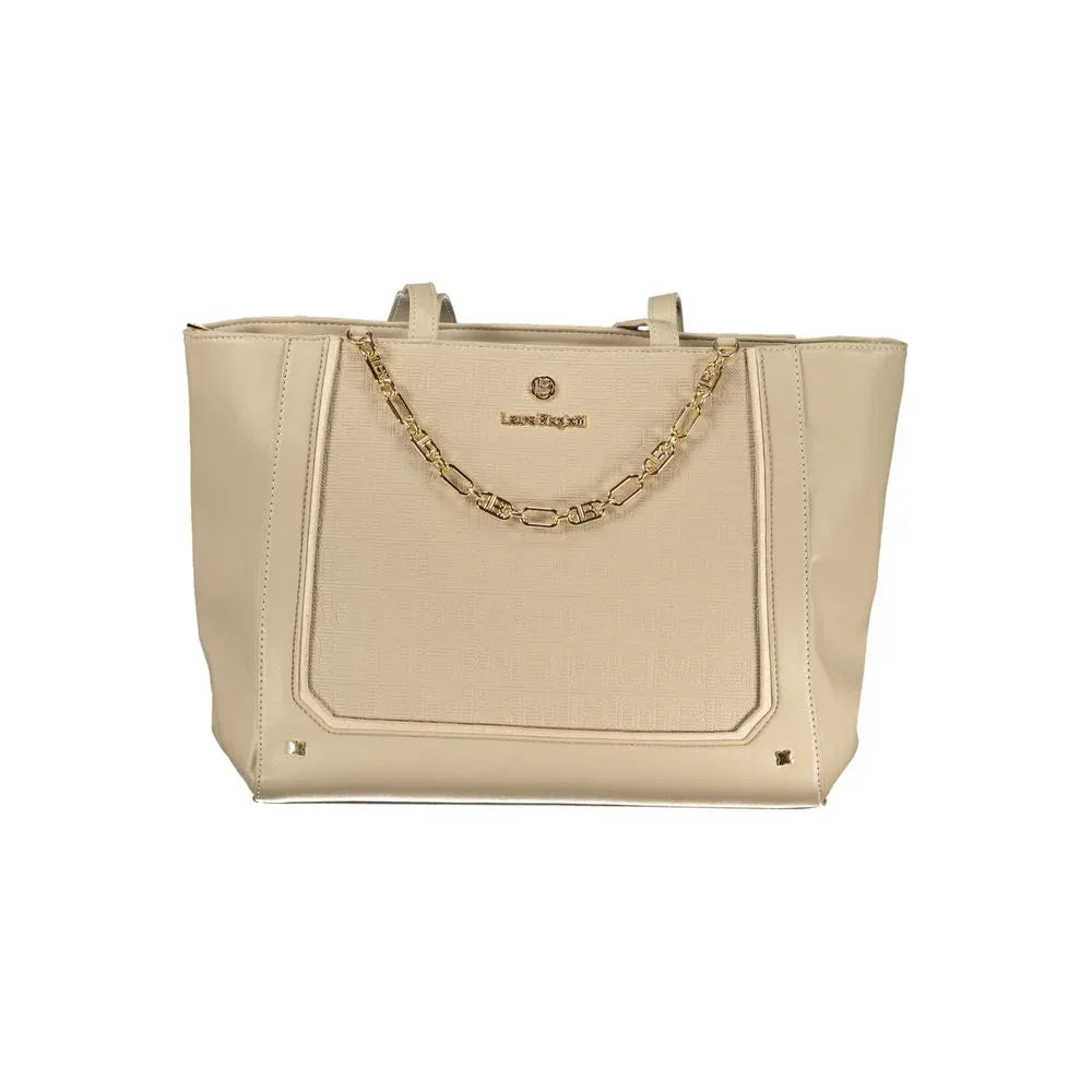 Laura Biagiotti Beige PVC Women Handbag - Zeiniez