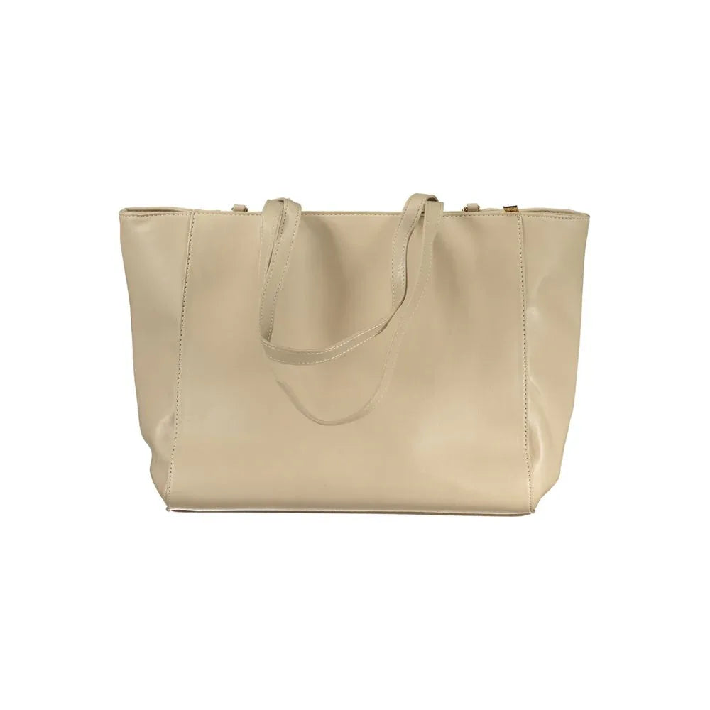 Laura Biagiotti Beige PVC Women Handbag - Zeiniez