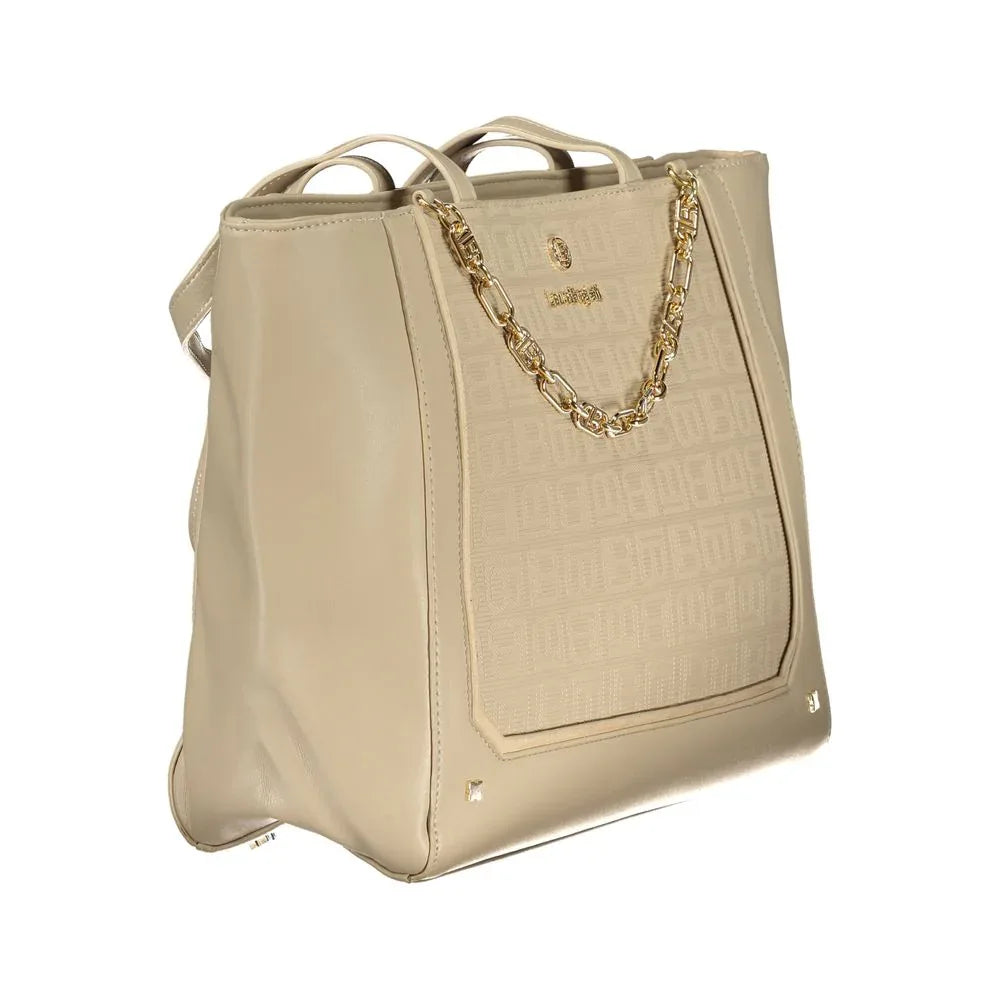 Laura Biagiotti Beige PVC Women Handbag - Zeiniez