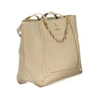 Laura Biagiotti Beige PVC Women Handbag - Zeiniez