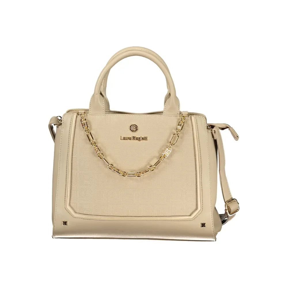 Laura Biagiotti Beige PVC Women Handbag - Zeiniez