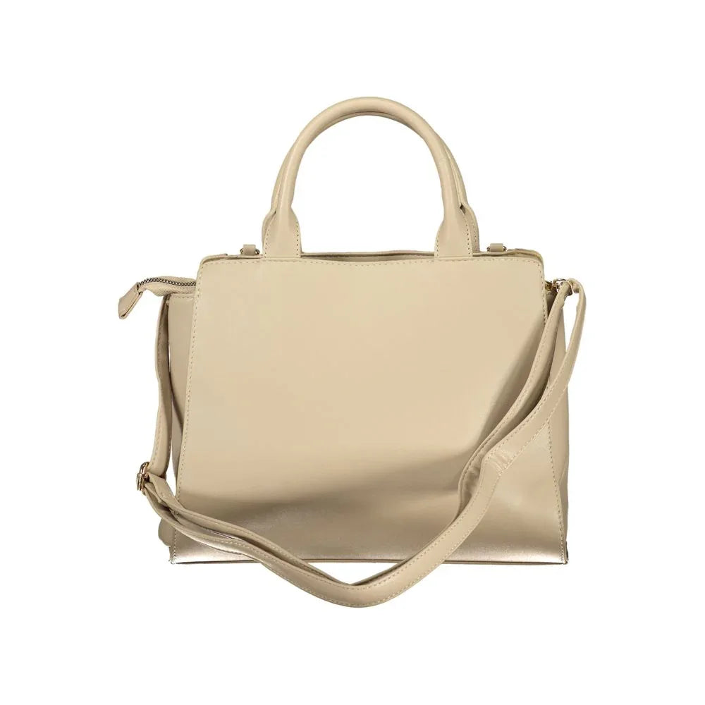 Laura Biagiotti Beige PVC Women Handbag - Zeiniez