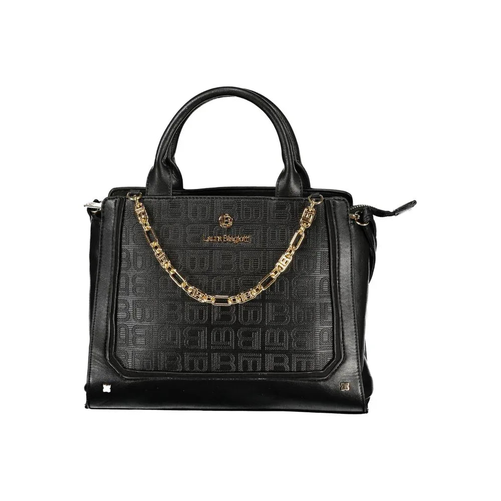 Laura Biagiotti Black PVC Women Handbag - Zeiniez