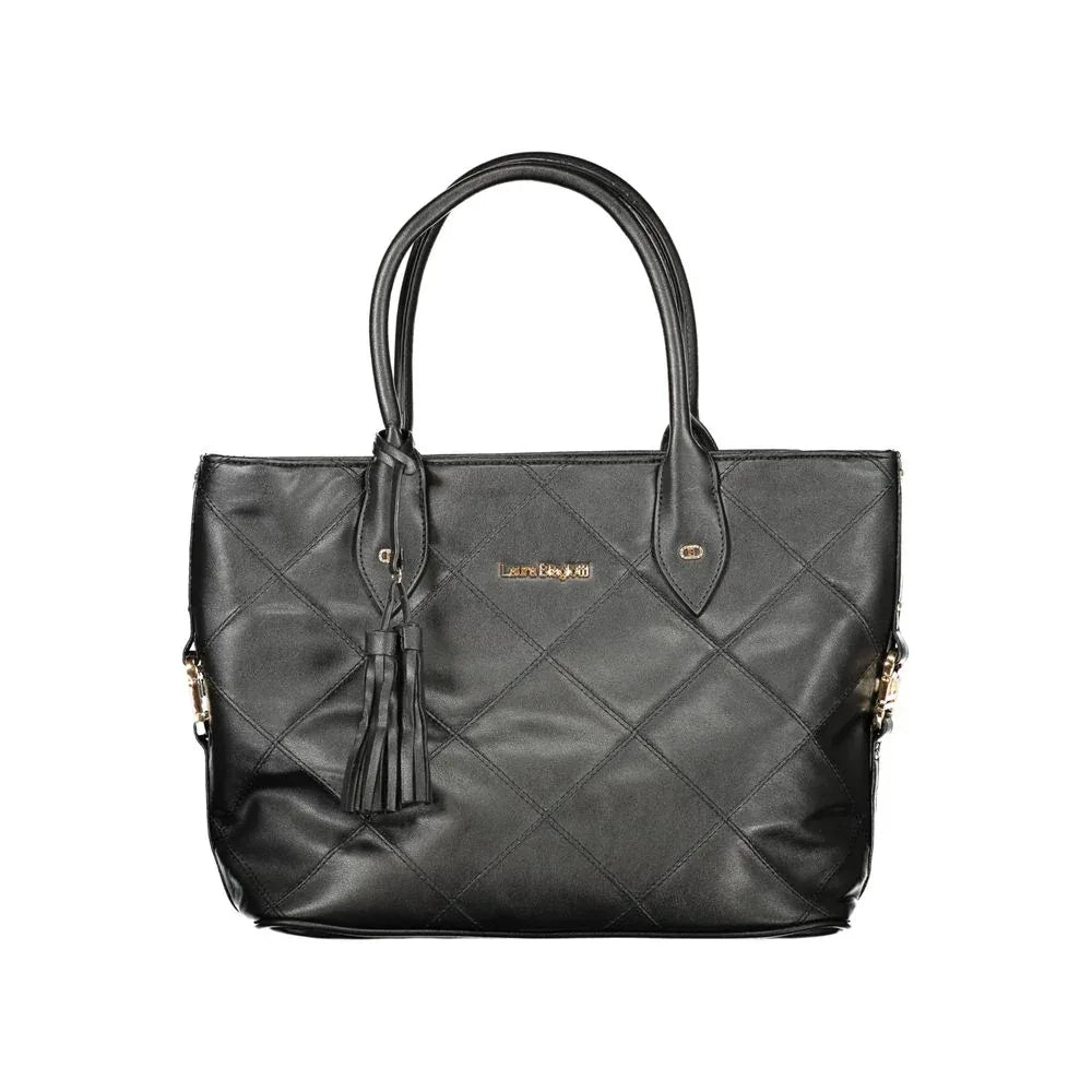 Laura Biagiotti Black PVC Women Handbag - Zeiniez