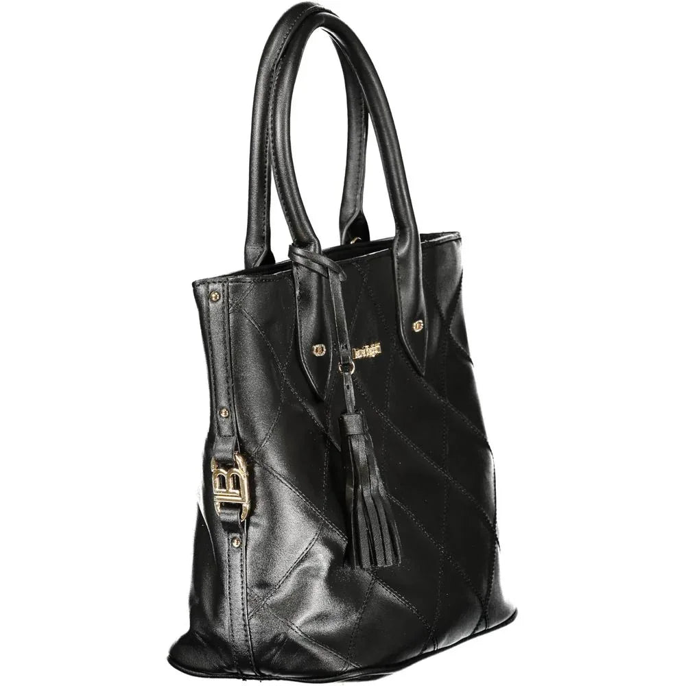 Laura Biagiotti Black PVC Women Handbag - Zeiniez