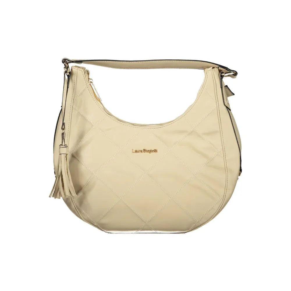 Laura Biagiotti Beige PVC Women's Handbag - Zeiniez