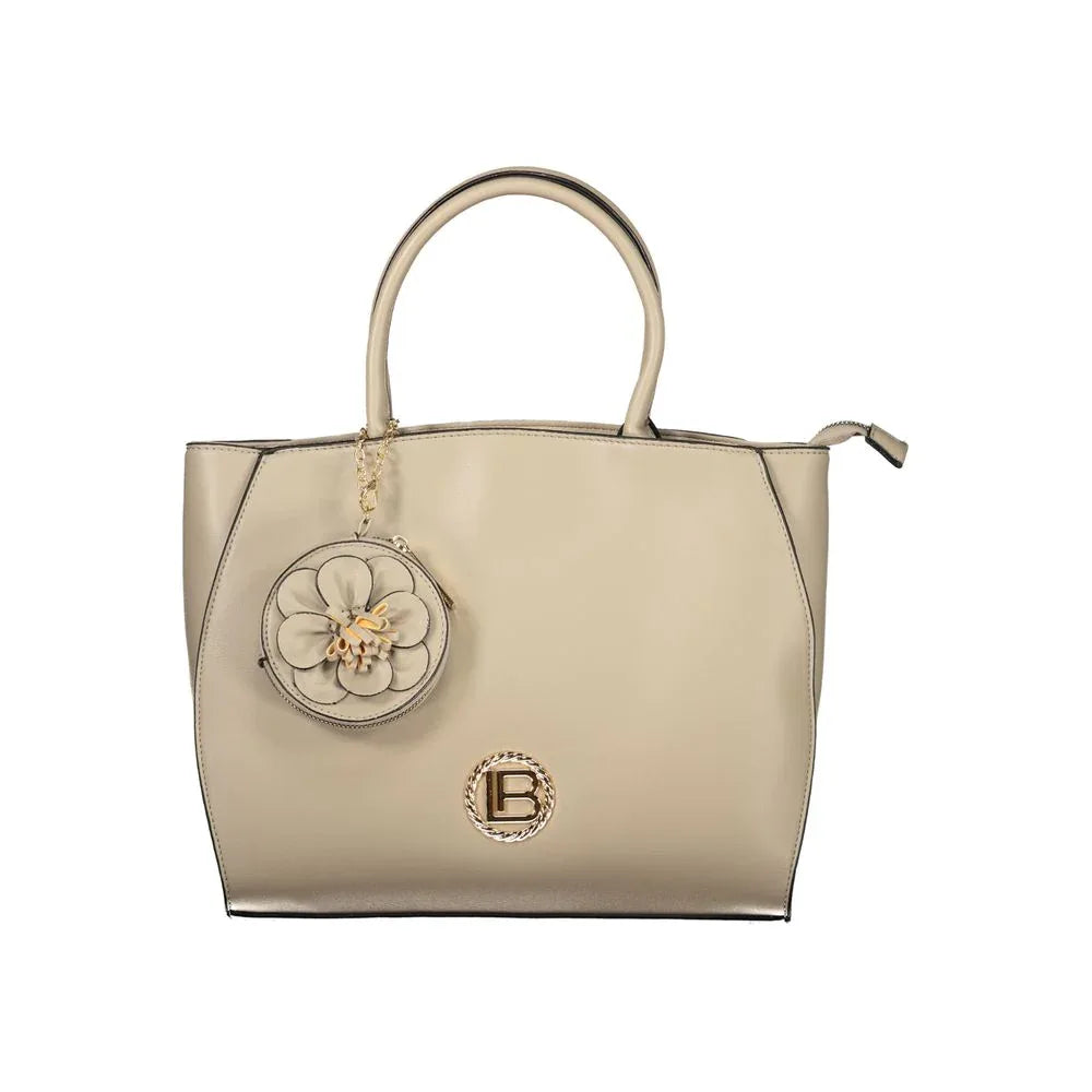 Laura Biagiotti Beige PVC Women Handbag - Zeiniez