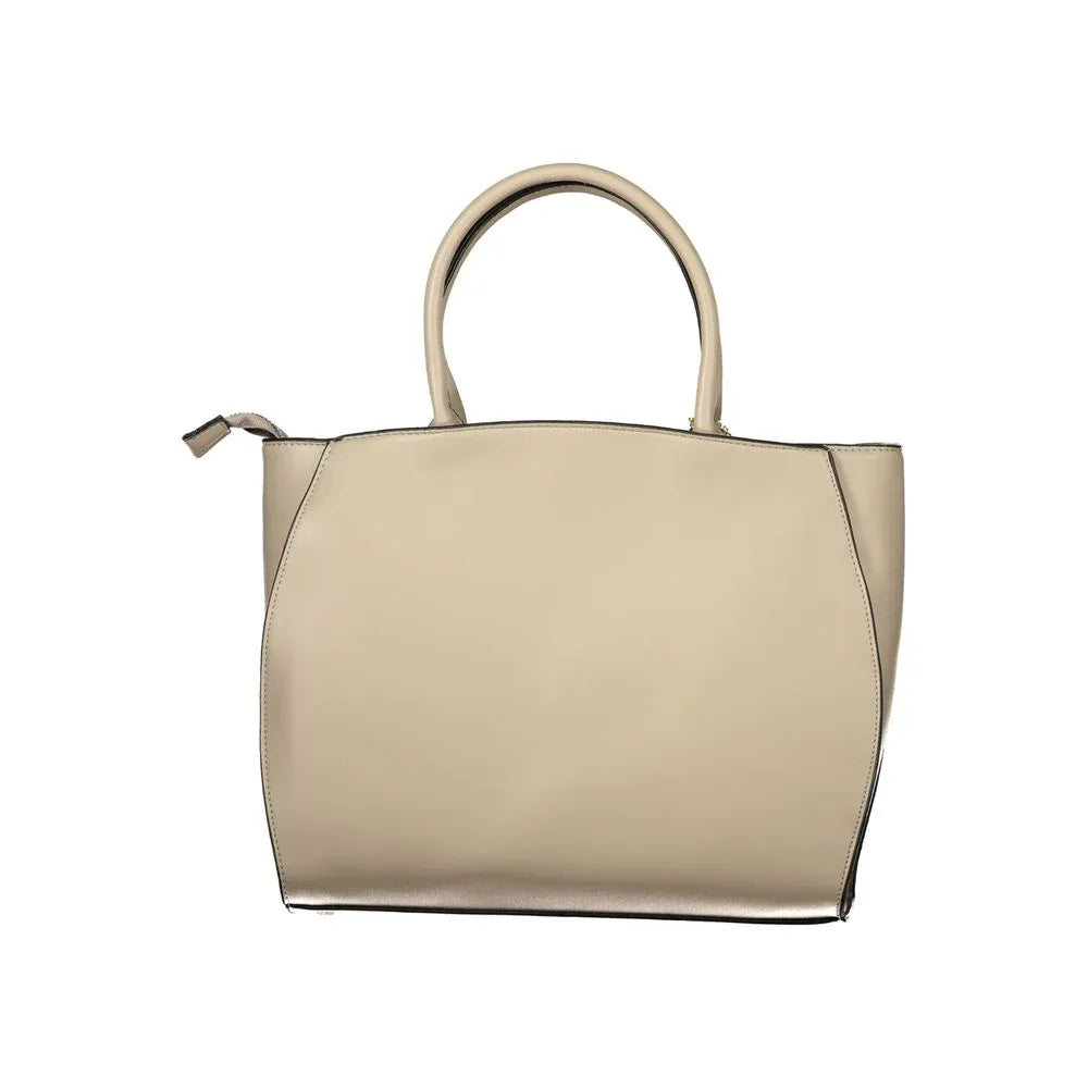 Laura Biagiotti Beige PVC Women Handbag - Zeiniez