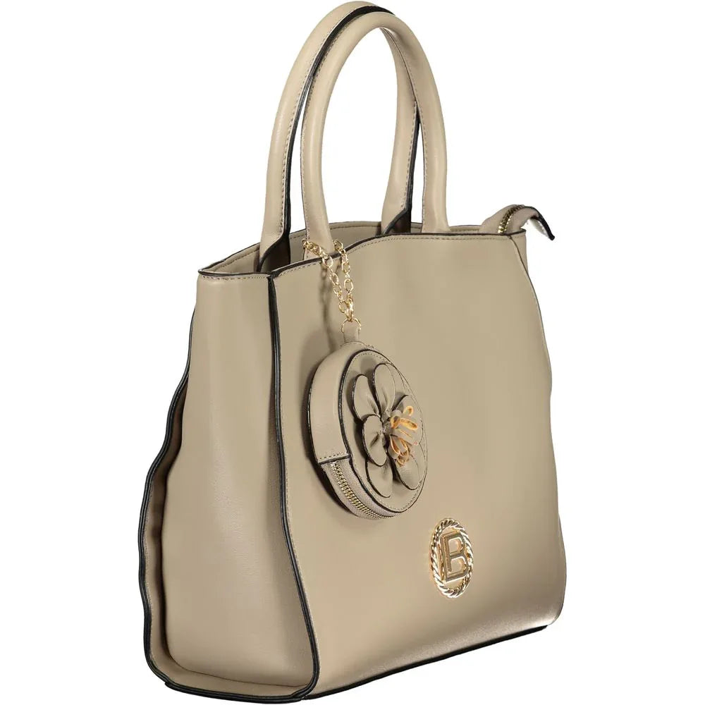 Laura Biagiotti Beige PVC Women Handbag - Zeiniez