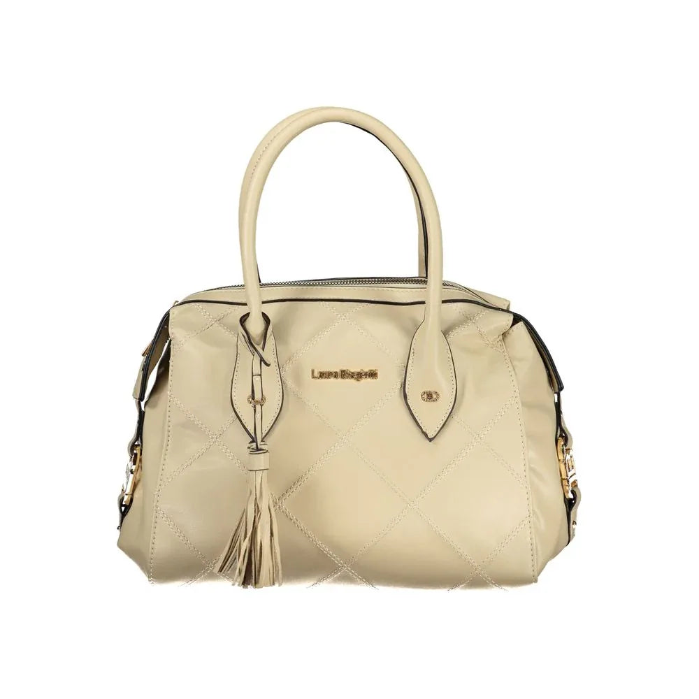 Laura Biagiotti Beige PVC Women Handbag - Zeiniez