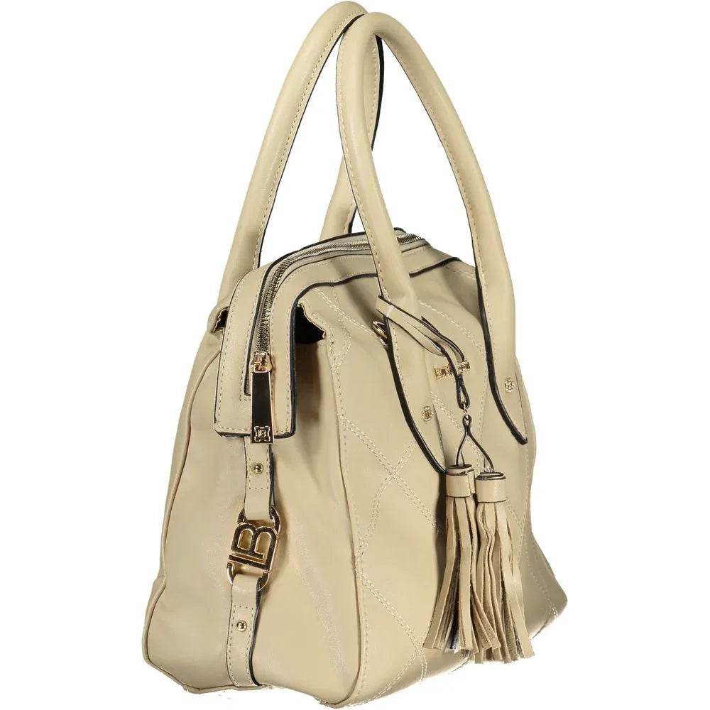Laura Biagiotti Beige PVC Women Handbag - Zeiniez