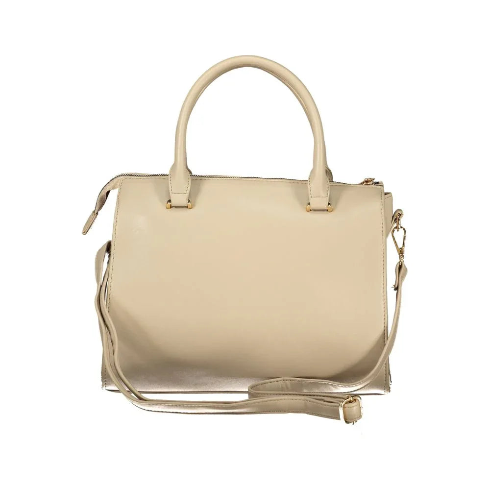 Laura Biagiotti Beige PVC Women Handbag - Zeiniez