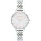 Olivia Burton Silver Stainless Steel Dress Watch