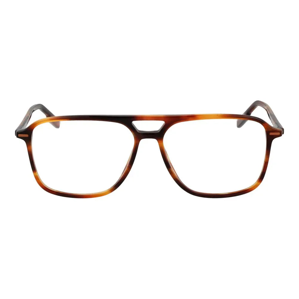 Ermenegildo Zegna Brown Acetate Glasses (Frames) - Zeiniez