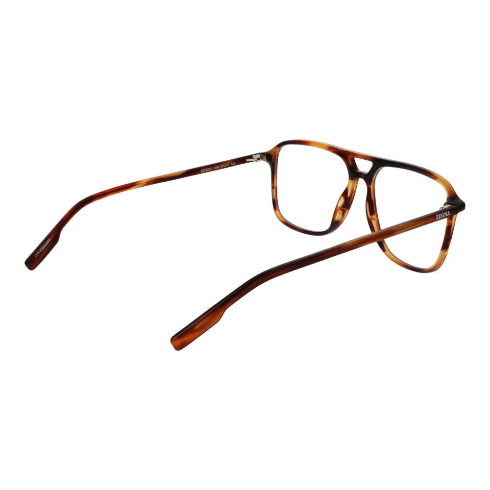 Ermenegildo Zegna Brown Acetate Glasses (Frames) - Zeiniez