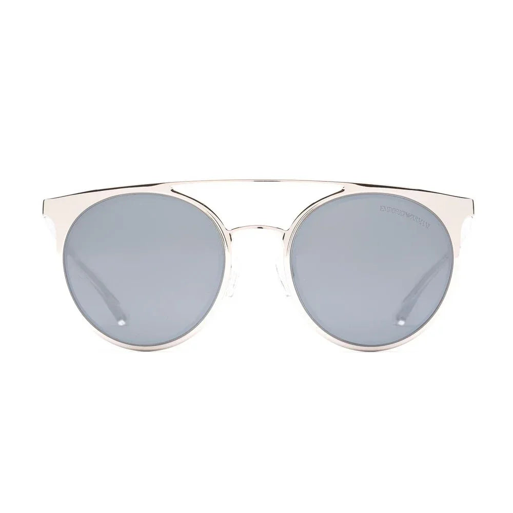 Emporio Armani Gray Metal Sunglasses - Zeiniez